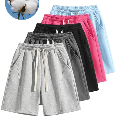 Men's Solid Pocket  Waist Shorts, Lightweight Breathable Shorts, Casual Breathable Comfortable Shorts for Running Gym Workout, Men's Bottoms for All Seasons