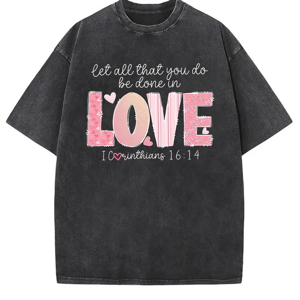Washed T-shirt-Black