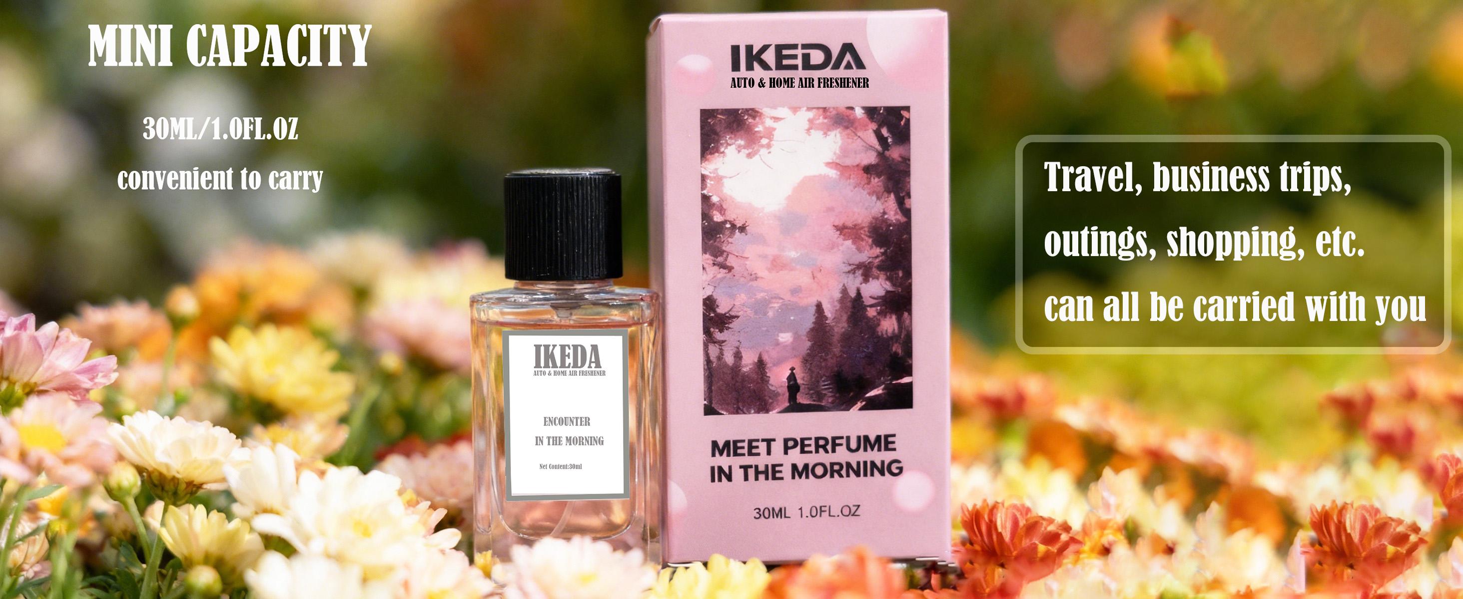 IKEDA Eau de Parfum Long Lasting Unisex Fragrance Perfumes Para Invierno 30ml Ideal Gift for New Year Birthday Valentine's Day Special Occasions Perfect for All-Day Wear Citrus Woody Musk long lasting perfume mini perfumes