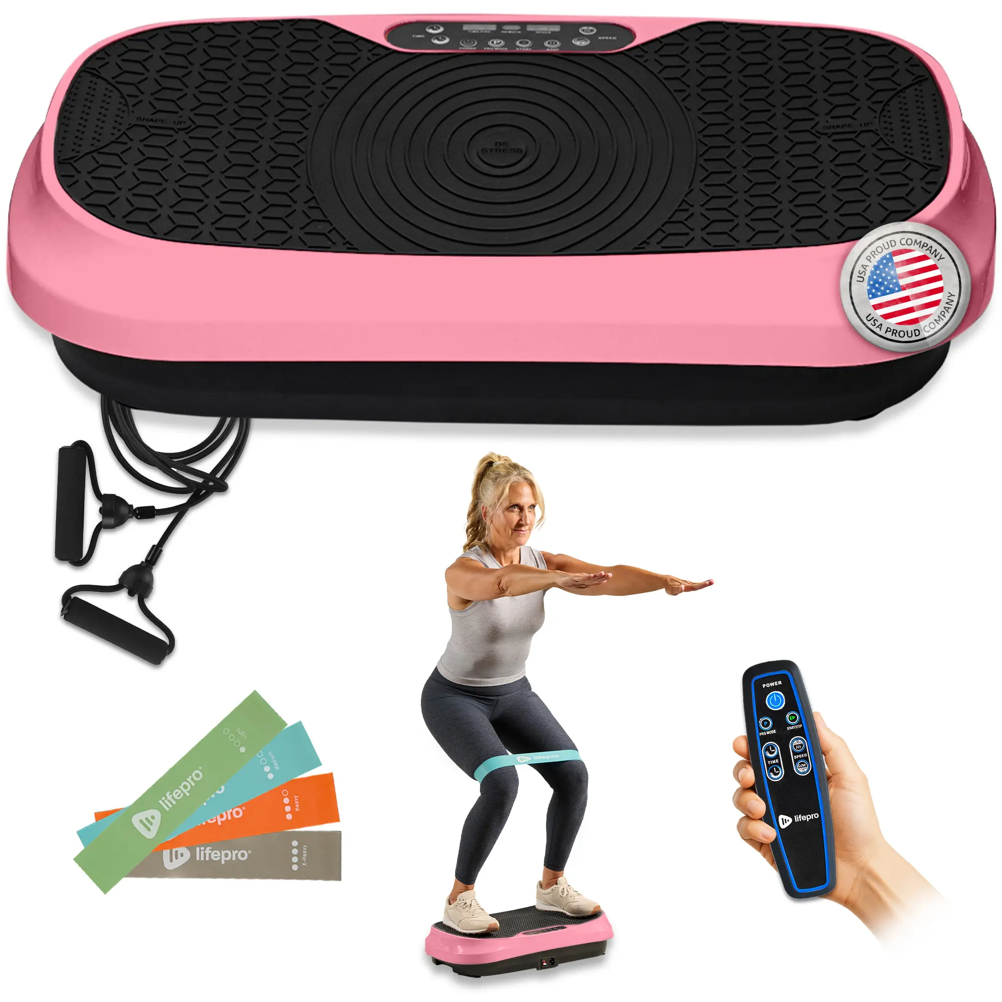 LifePro Waver Mini Under Desk Vibration Plate – FSA/HSA Eligible | Compact Lymphatic Drainage | Desk Job Swelling Relief