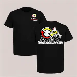Detroit Diesel Power Graphic T-Shirt – Vintage GM Logo Tee, Streetwear Mechanic Shirt, Top Menswear Gift for Truck Lovers