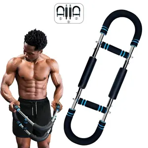 Twister Arm Trainer Forearm Strengthener Chest Workout Equipment Adjustable Resistance Arm Exerciser Portable Home Gym Fitness Equipment