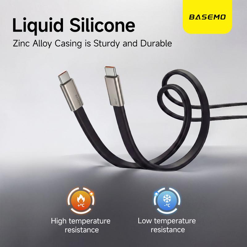 240W Super Fast Charging Silicone Data Cord | Detachable Phone Stand (Landscape/Portrait) | For TV Shows, Short Videos, Mobile Gaming, Sports Matches, Video Calls, Meetings | Fits iPhone Samsung Huawei |  Indoor & Outdoor Use charger portable chargers