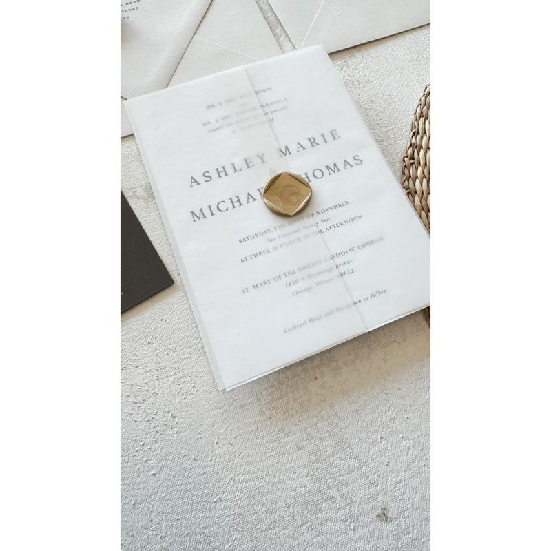 Digitally Printed Wedding Invitations | Style 1588