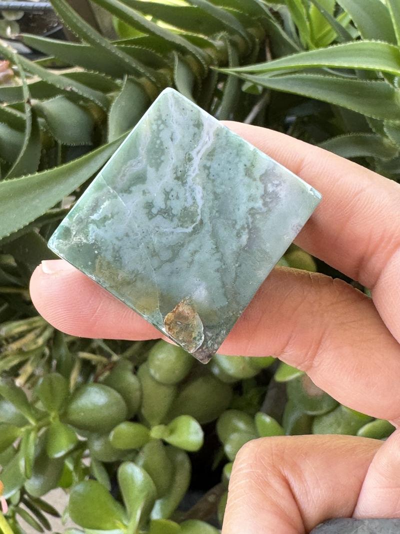 Moss Agate Crystal Free Forms