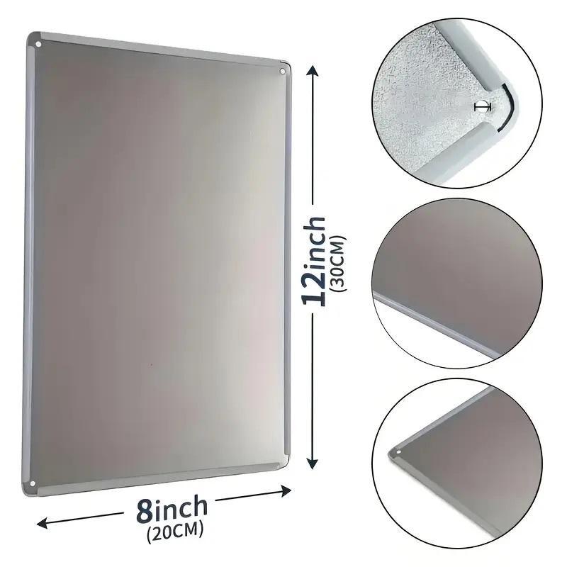 2D Flat, 2D flat Metal and iron wall art signs, cat tattoo shop - tattoo themed creative decoration, 12x8 inches - wall decoration, suitable for living rooms, tattoo shops, bedrooms, offices, cafes, bathrooms, perfect indoor and o