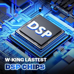 W-KING T11 Party Bluetooth Speakers 240W IPX6 Waterproof 5.3 Wireless 115dB Bass Hi-Fi DSP Karaoke Mic Lights USB EQ for Smartphones & Parties