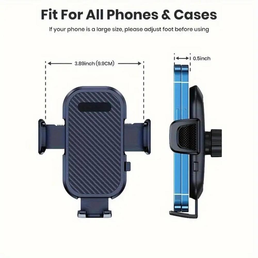 360° Rotation Navigation Holder Carbon Fiber Car Air Vent Clip On Phone Mount, One-Touch Release, Shockproof Phone Holder Stand, Universal Fit for iPhone 11-17 Series Samsung S20-S24 Series Google Pixel 4-7 Series All 4-7" Smartphones 360° Rotation Navigation Holder Carbon Fiber Car Air Vent Clip On Phone Mount, One-Touch Release, Shockproof Phone Holder Stand, Universal Fit for iPhone 11-17 Series Samsung S20-S24 Series Google Pixel 4-7 Series All 4-7" Smartphones