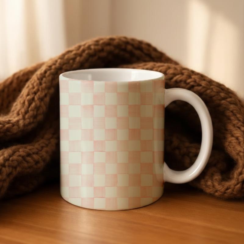 Mackenzie Childs Rosy Check 11oz, 15oz