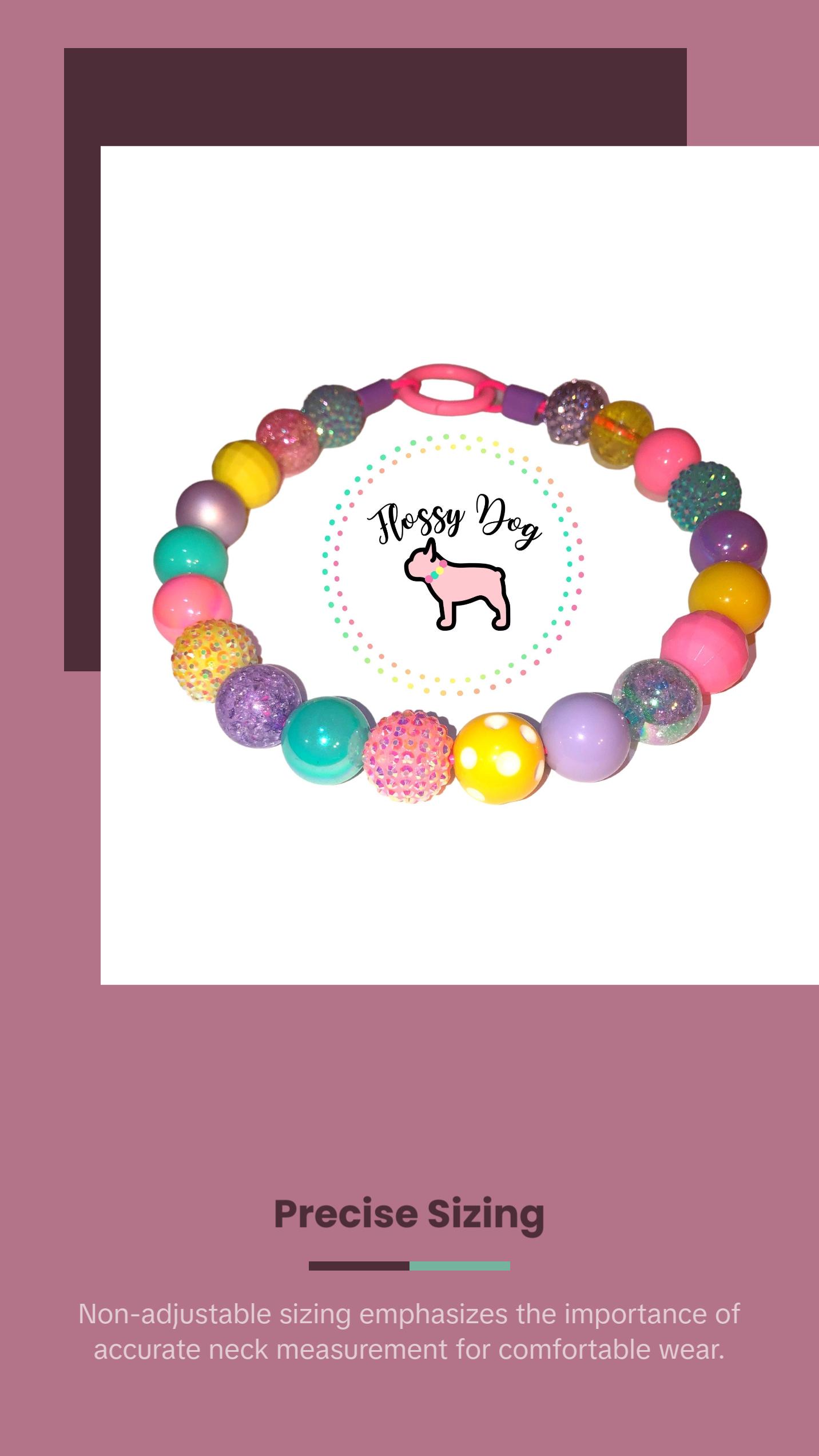 The Layla Beaded Dog Collar | Durable Dog Necklace | Designer Pet Jewelry | Colorful Spring Easter Collar | Charm | Pearl Bead Collars The Layla Beaded Dog Collar | Durable Dog Necklace | Designer Pet Jewelry | Colorful Spring Easter Collar | Charm | Pearl Bead Collars