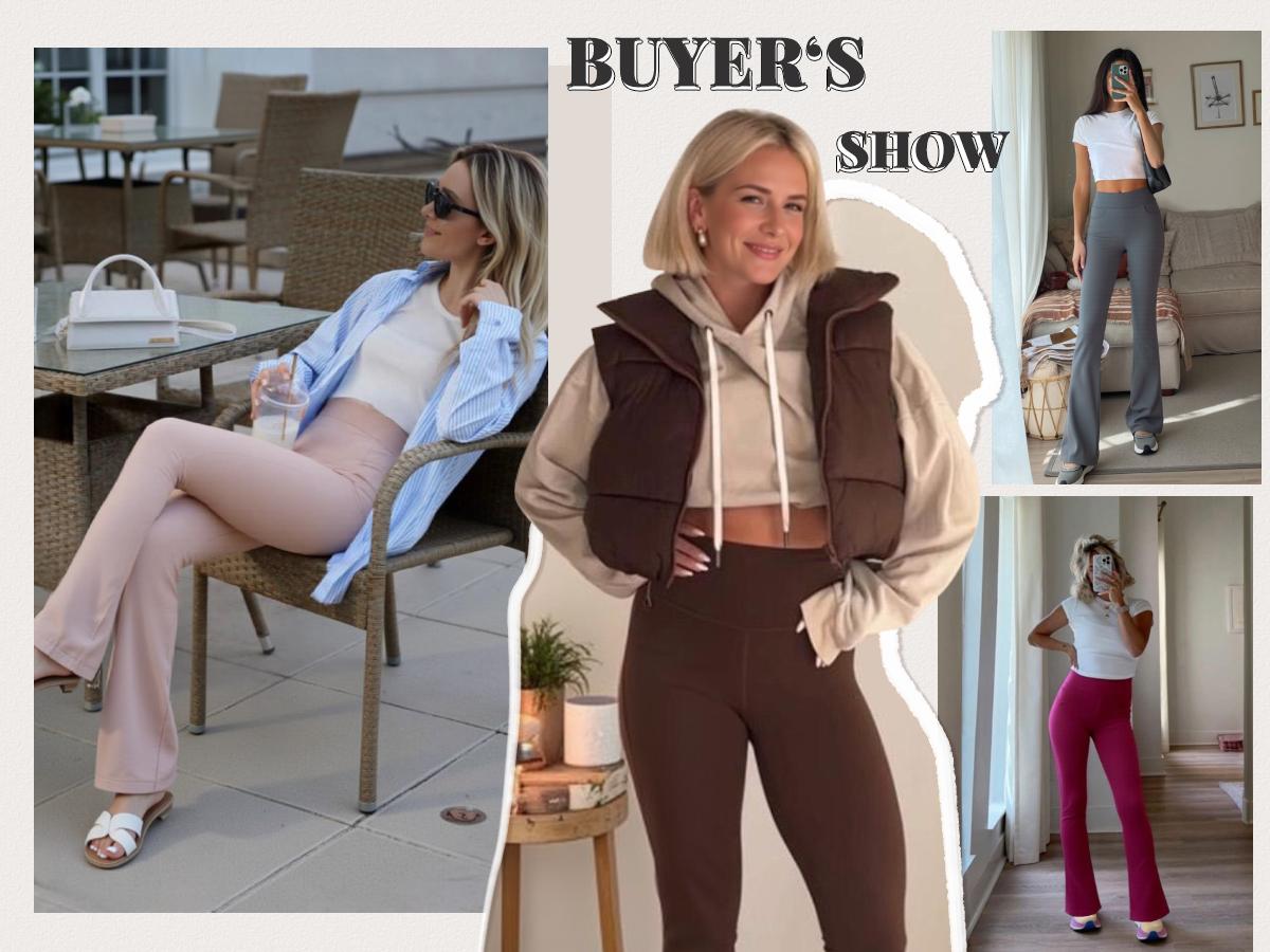 Dlooda Womens Dress Pants Stretchy Work Pants Business Casual Office Trousers Pull On Flare Slacks with 4 Pockets SpringStatements