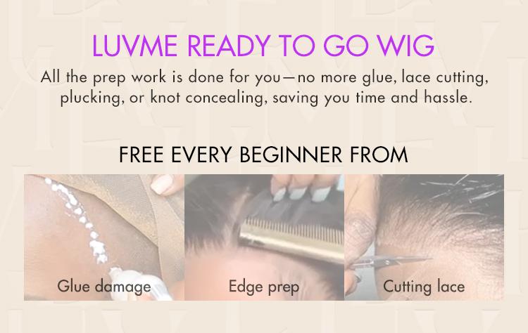 【LIVE】Luvme 1 SEC INSTALL WIG | Mature Boss Brown Ombre Highlight / Natural Black Loose Wave Glueless Minimalist HD Lace Wig Ready to Go Outdoorfun