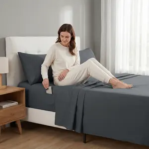 Bamboo Sheets Set 4/6 Pc,bed sheets, Cooling Breathable & Hotel Luxury Super Silky Soft, 16" Deep Pocket, Wrinkle, Fade Resistant Springtok