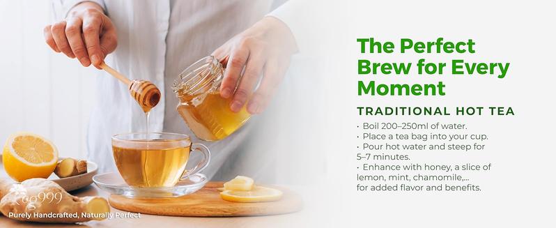 TOG999, Premium Stomach & Liver Herbal Tea – 60 Tea Bags – Milk Thistle Seed, Ginger, Fennel, Peppermint & Licorice – Caffeine-Free – Soothing & Refreshing Herbal Blend for Daily Enjoyment