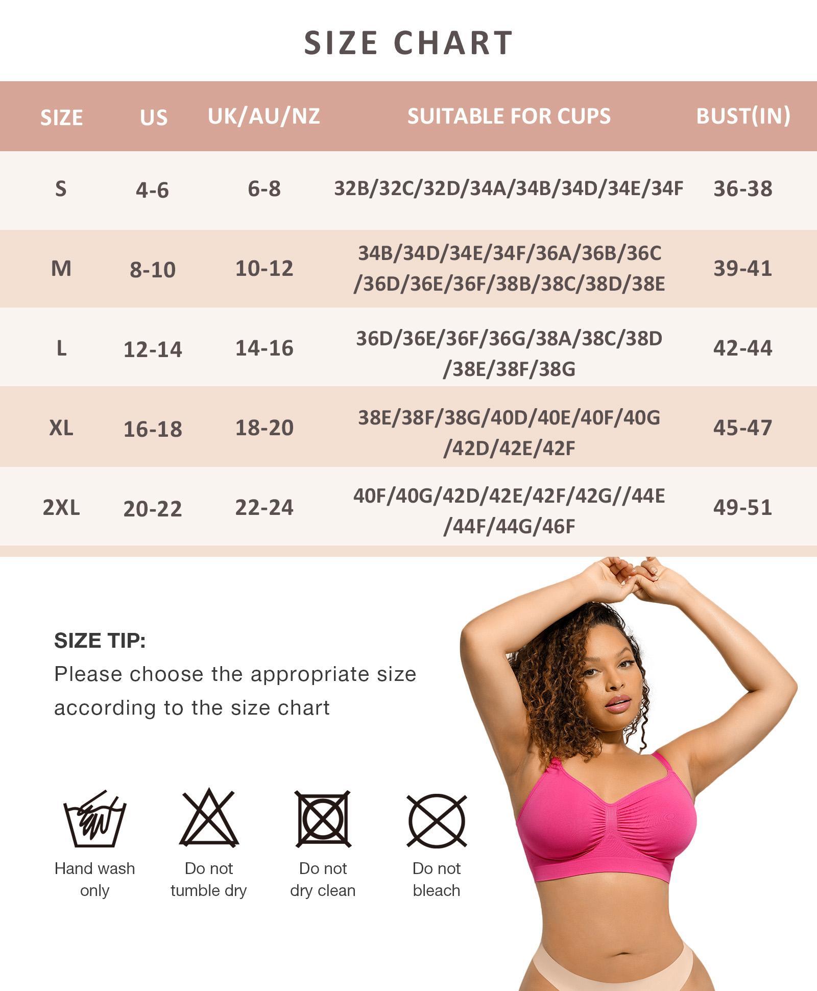 FeelinGirl Women's Wireless Bra Comfort Elastic Bralettes No Underwire Unlined Cami Bra Seamless Tshirt Bras Sports Bra Basic