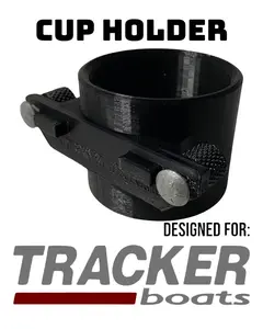 Versatrack Cup Holder - Galvanized Bolts - Tracker, Lund