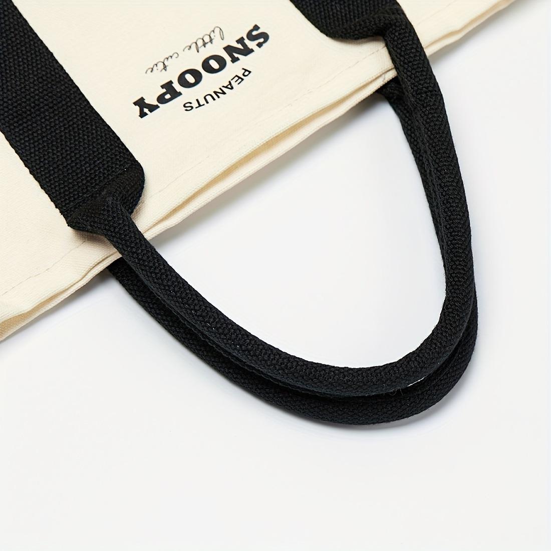 Snoopy Summer Adventure Tote Bag - Creamy White | Large & Stylish, Perfect for Beach, Picnics, and Daily Use, Cute Gift for Women & Girls