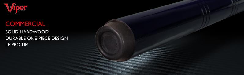 Viper One Piece 57" Hardwood Billiard/Pool Cue Stick