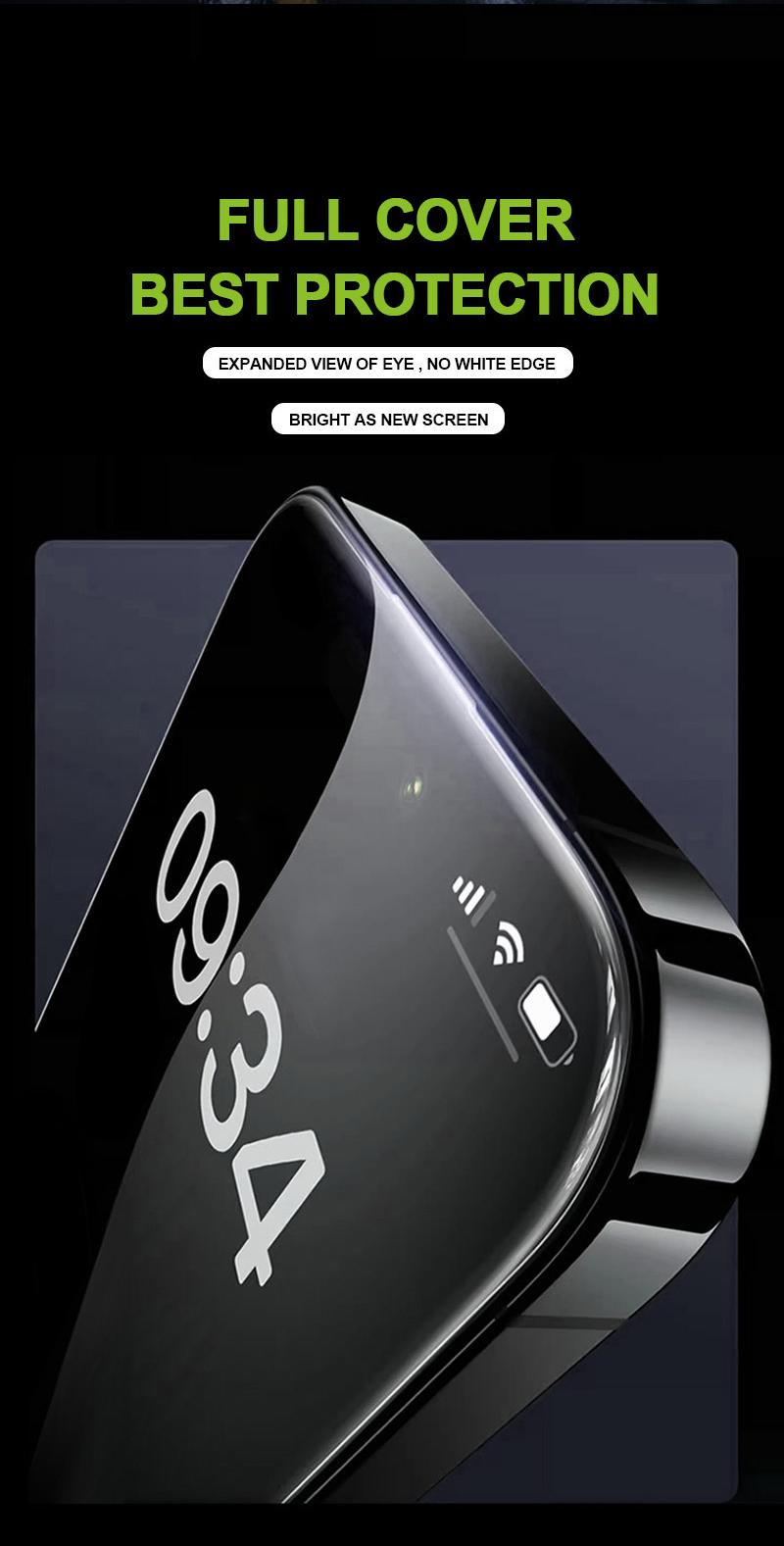 Privacy Screen Protector for iPhone 17pro/iPhone 16/iPhone 16 Pro/iPhone 13, Anti-Glare Display Filter, 9H Tempered Glass, Full Coverage, Anti-Fingerprint, Auto Dust-Elimination, No Bubble, Easy Installation