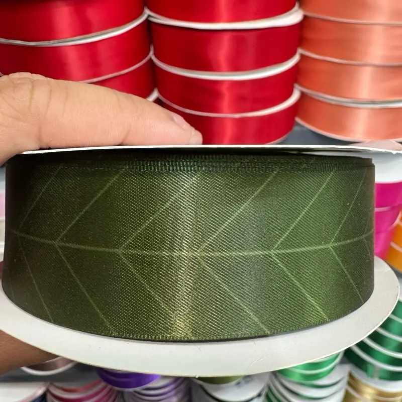 Multicolor Ribbon 1.5 Inch Wide Double Faced 50 Yards for Crafting and Decorations