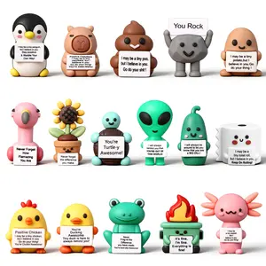Easter You Rock Figurine New Arrival Mini Rubber Stone Statue Motivational Desktop Decoration Ornament Spread Love Emotional Support Employee Appreciation Positive Gifts for Office Worker Colleague Students Friends Party Gift Easter basket stuffers
