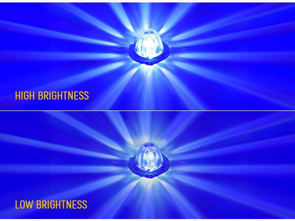 Partsam Glass Watermelon Lights with Bezel Replacement for Kenworth Peterbilt Freightliner Trucks