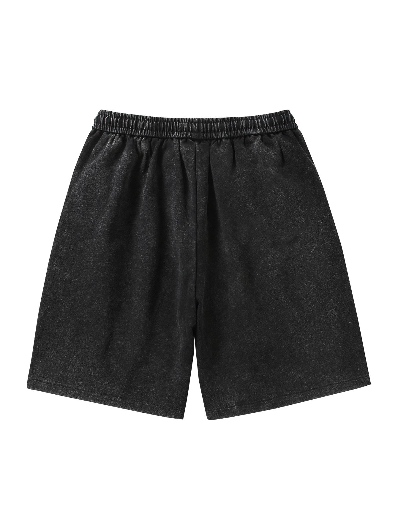 CCCMAI Men's Simple Sports Shorts, made from lightweight quick-dry fabric, suitable for summer running and fitness wear. Loose and breathable knee-length design, comfortable and casual, effortlessly versatile