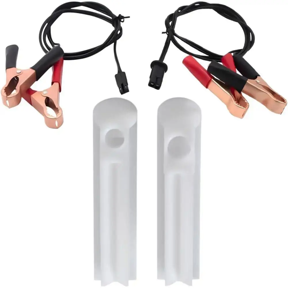 4PCS Car Fuel Injector Cleaner Tool Kit - Anti-corrosion Automotive Flush Adapter Diagnostic Tool with Test Lead, 12V-24V Universal for SUV, Truck