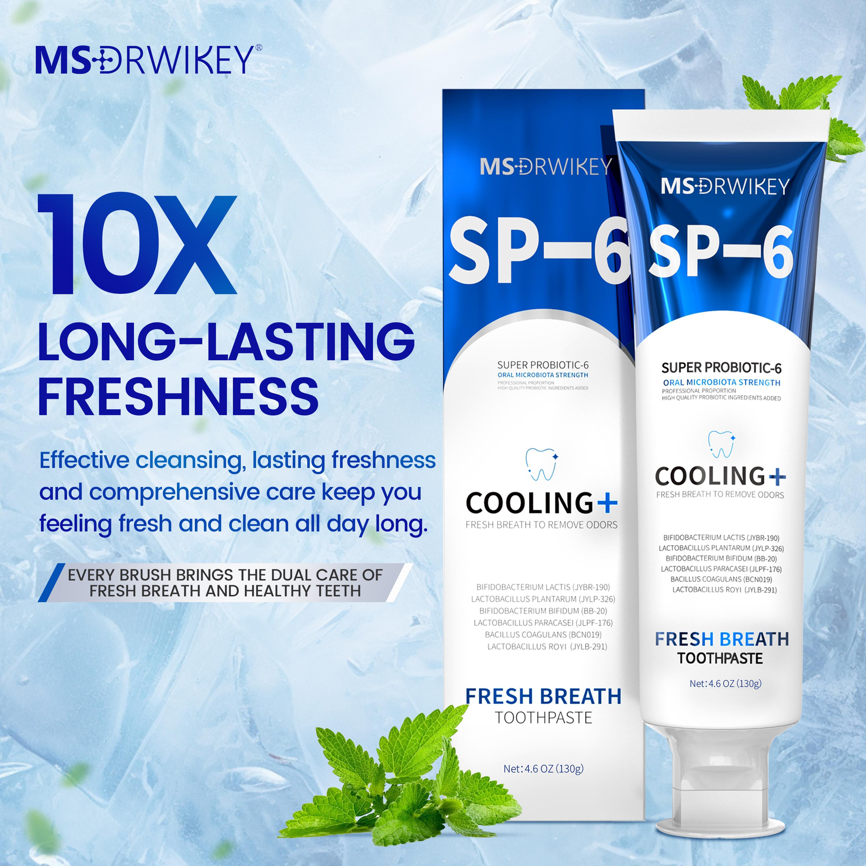 CEELIKE｜MSDRWIKEY Oral Care Set | SP-6, Hydroxyapatite & 7-Pro Toothpaste + Probiotic Spray | Enamel Repair & Fresh Breath