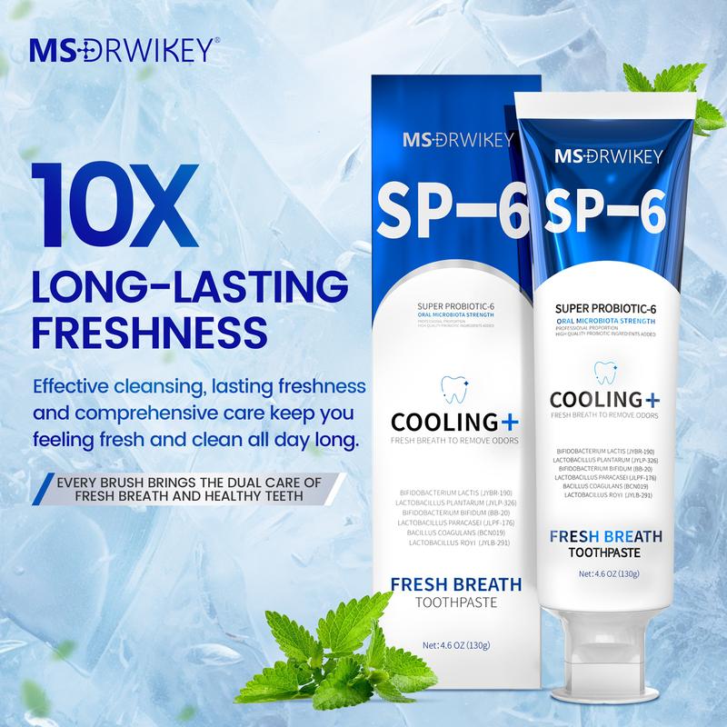 CEELIKE｜MSDRWIKEY Oral Care Set | SP-6, Hydroxyapatite & 7-Pro Toothpaste + Probiotic Spray | Enamel Repair & Fresh Breath