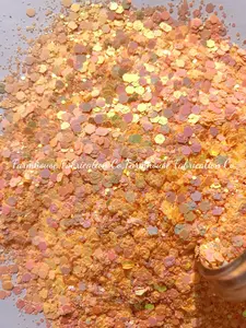 "Peach Side" / Color Shift Glitter / Chunky Mix Glitter / Peach Glitter / Tumbler Glitter / Epoxy Glitter / Chunky Glitter