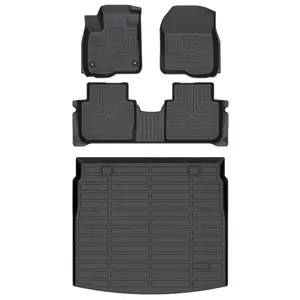 COLANAT for Honda CR-V 2007-2011 | 2017-2025 Floor Mats & Cargo Liner Set, 3D Custom All-Weather, High-Wall Waterproof, Eco-Friendly Odorless Material, Flexible & Durable, Anti-Slip Backing,  Easy Clean Interior Accessories