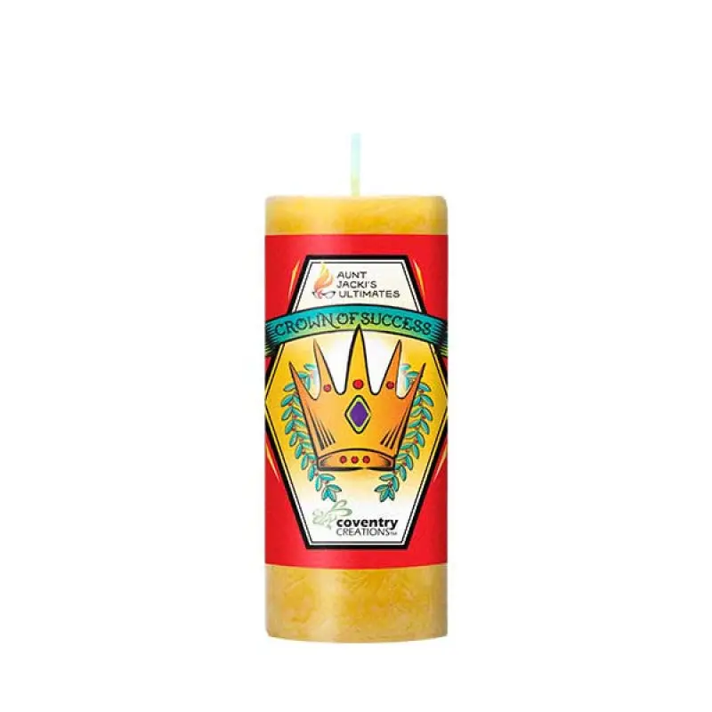 Aunt Jacki's Hoodoo Crown of Success Candle