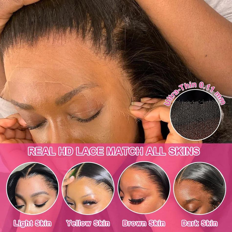 Bling Hair 12-36inch Body Wave 13x6 Lace Frontal Human Wig Hair 13x4 PrePlucked Transparent Lace Frontal Wig Brazilian Hair Wigs For Women with Baby Hair TikTokShopHolidayHaul