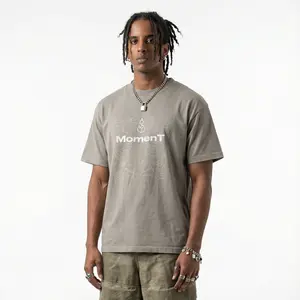 Inflation Double-Sided Color‑Changing Print Short Sleeve T‑Shirt, Spring/Summer 2026 New Streetwear Fashion Loose Drop‑Shoulder Tee