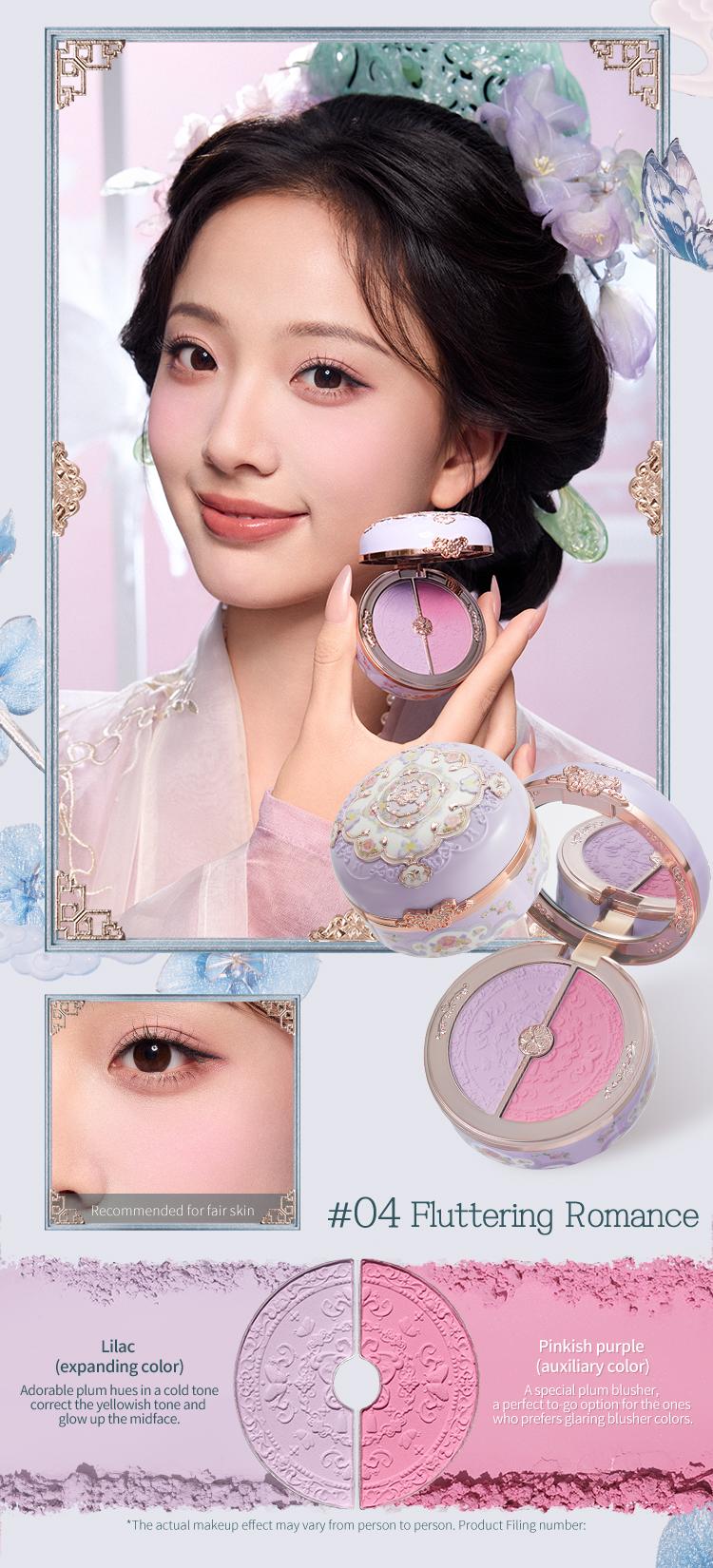 Flower Knows Butterfly Cloud Collar Collection Rouge Box Highlighting & Blush Duo, dealsforyoudays