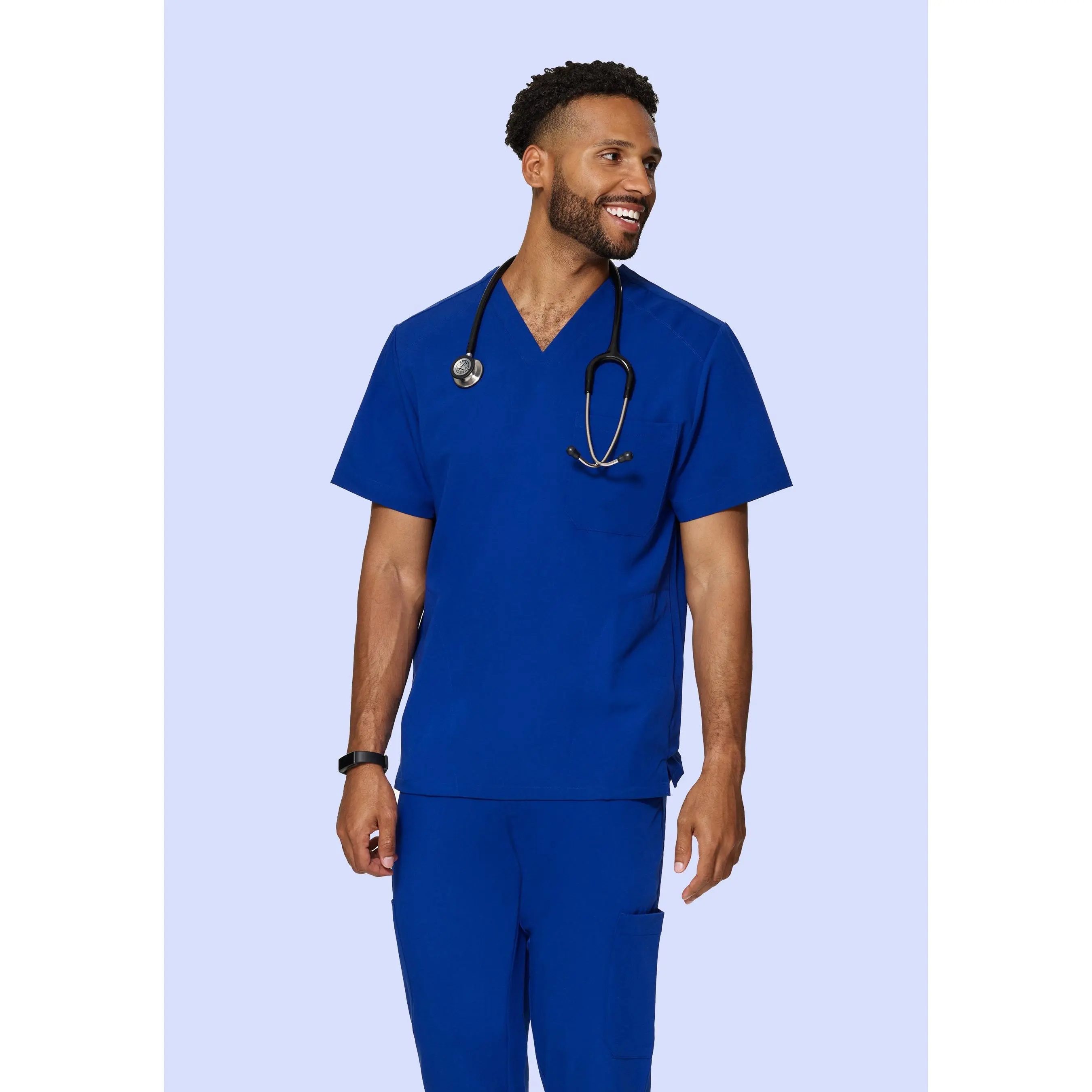 Three Pocket Top Galaxy Blue
