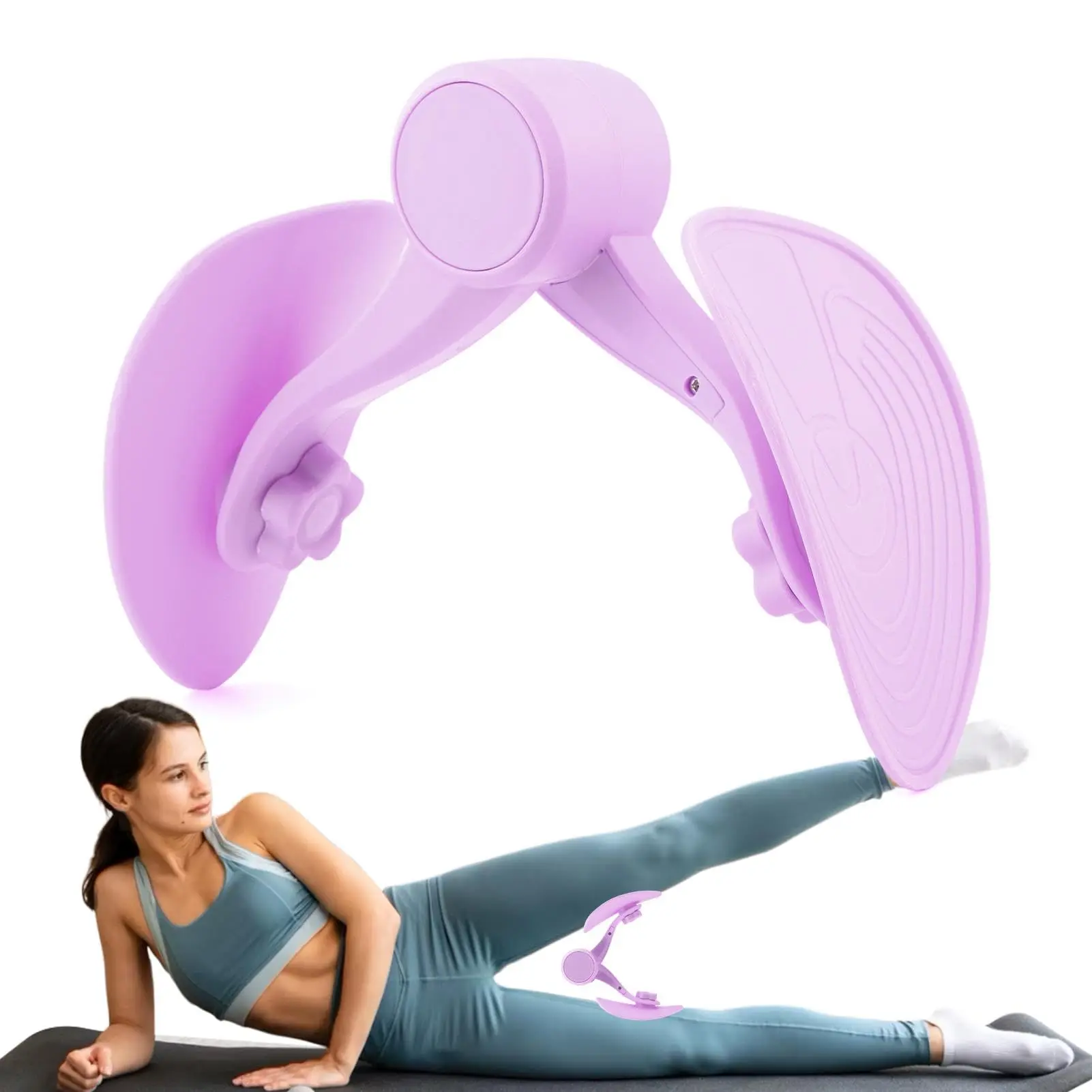 Women's Adjustable Thigh Exerciser - Sturdy Hip Trainer, Home Workout Equipment, Strength Training Exercise Equipment for Postpartum Pelvic Floor & Floor Muscle Strengthening, Home Gym Machine, Strength Training Equipment