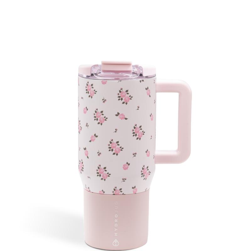 HydroJug Coffee Traveler 20 oz - Leak-Resistant, Ceramic-Lined Insulated Travel Coffee Mug for Hot or Cold Drinks with Flip Lid & Handle, Dishwasher Safe Coffee Tumbler, Spellbound