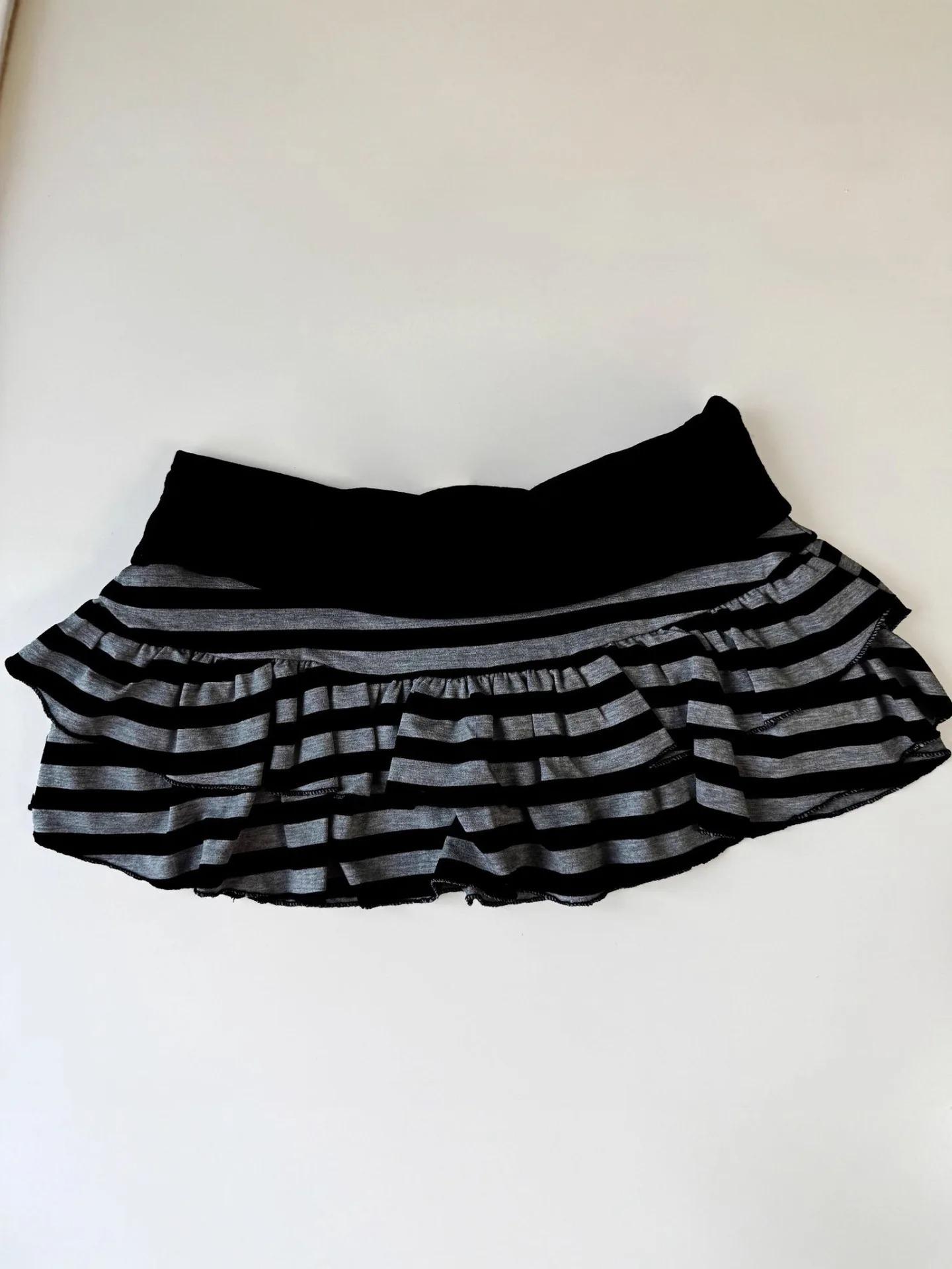 2026 Y2K Sexy Striped Color Block Mini Skirt For Women Korean Japanese Street Style Niche Versatile A Line Fashion Skirt