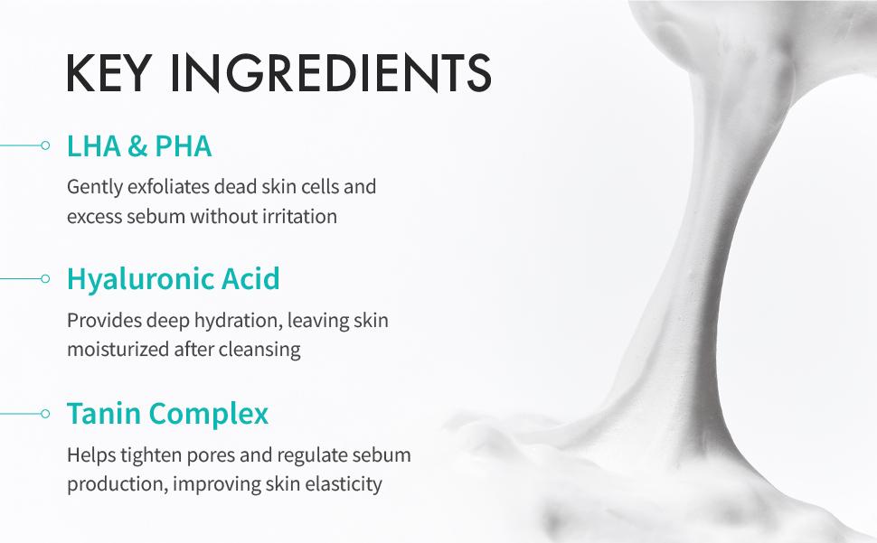 REJURAN Refining Foam Cleanser, c-PDRN – Hydrating & Gentle for Smoother, Clearer Skin, Minimizes Pores & Balances with Hyaluronic Acid & Tanin Complex, Korean Skin Care (4.05 fl oz)