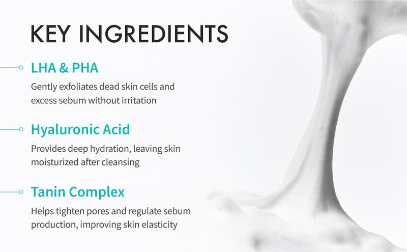 REJURAN Refining Foam Cleanser, c-PDRN – Hydrating & Gentle for Smoother, Clearer Skin, Minimizes Pores & Balances with Hyaluronic Acid & Tanin Complex, Korean Skin Care (4.05 fl oz)