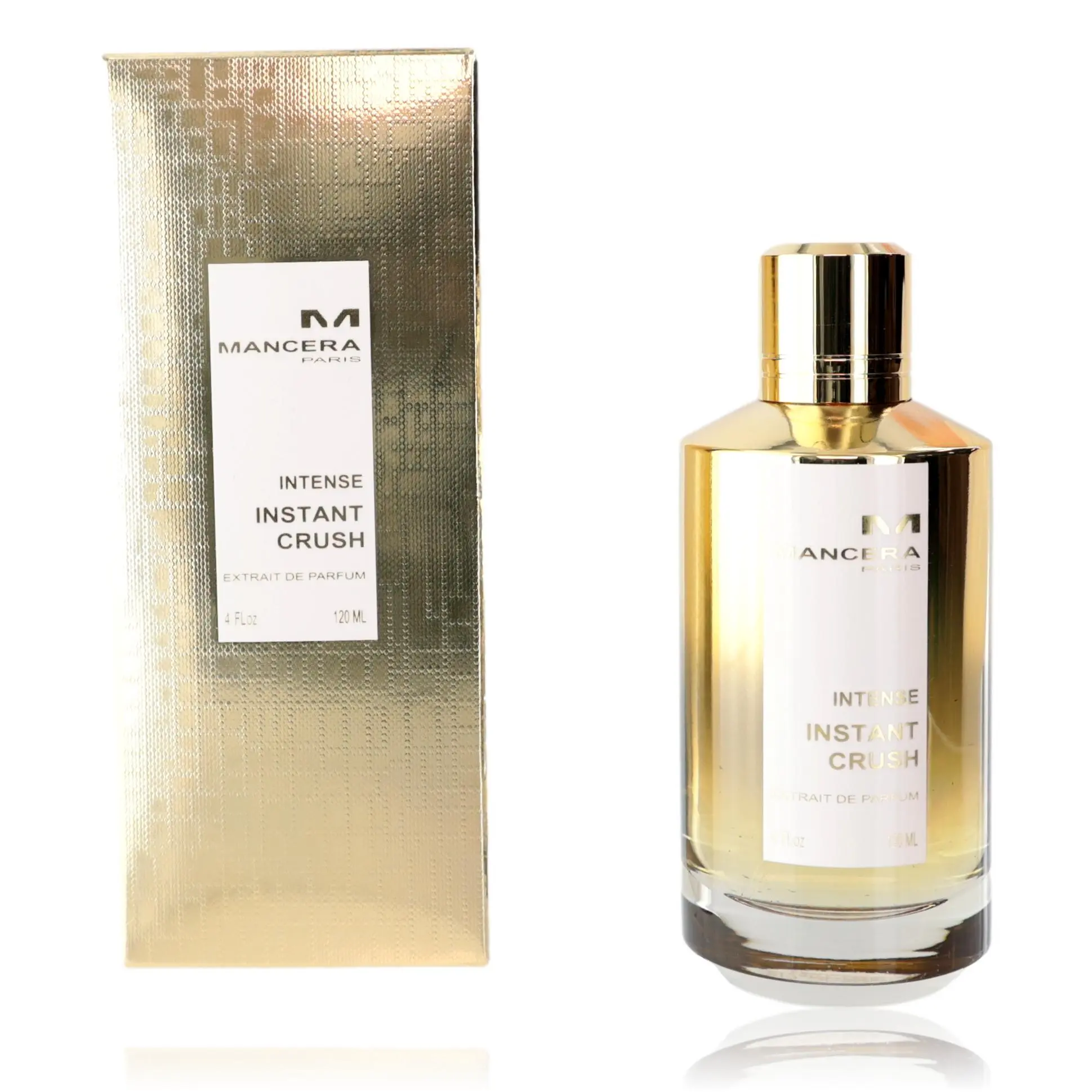 Mancera Intense Instant Crush Extrait de Parfum Spray Bottle - Dreamy Floral Musk Scent, Long-Lasting, Unisex Appeal, for Daily Wear, Dating, Party, 4 fl oz EDP (Women's Fragrance)