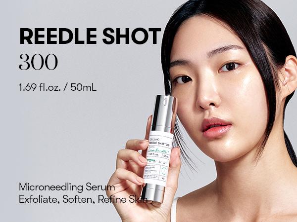 [VT Official] Reedle Shot - OG Liquid Microneedling, Pore & Skin Texture, Skin Booster, Absorption Enhancer, Patented Spicules, Cica Reedles, Exosome, Centella Asiatica, Cica | Microneedling Serum Mild, Strong booster to Intensive Spot Care