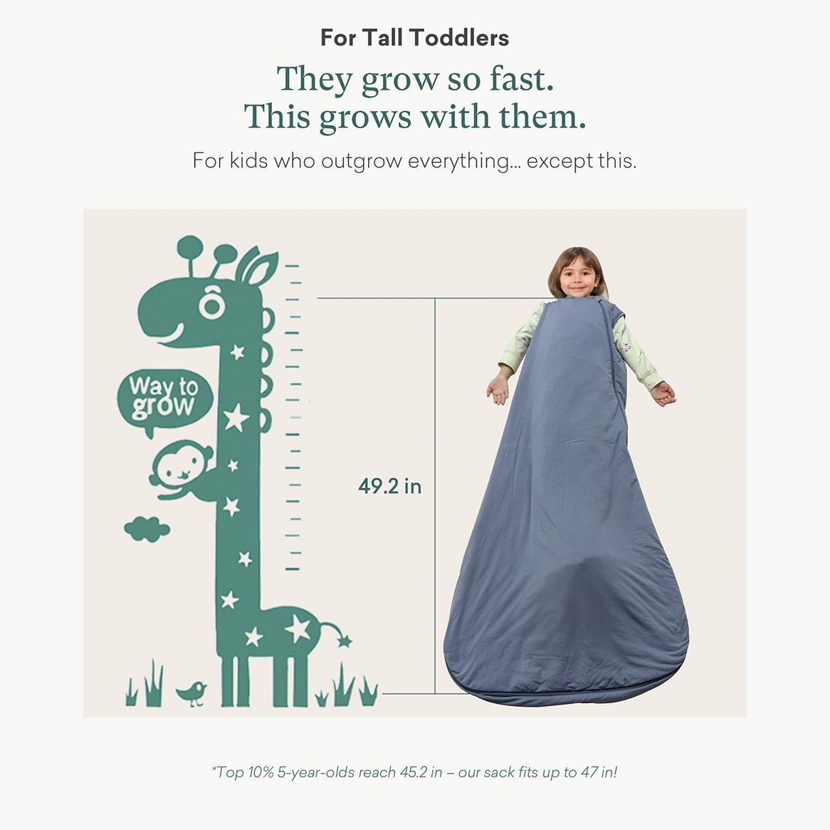 PurComfy Supersoft Toddler Sleep Sack 0.5/1.0/2.5 TOG, Premium Bamboo Viscose 2-Way Zipper for Cooling & Cozy Sleepwear for 15-48months, Unisex  Infant Toddler Wearable Sleeping Clothes