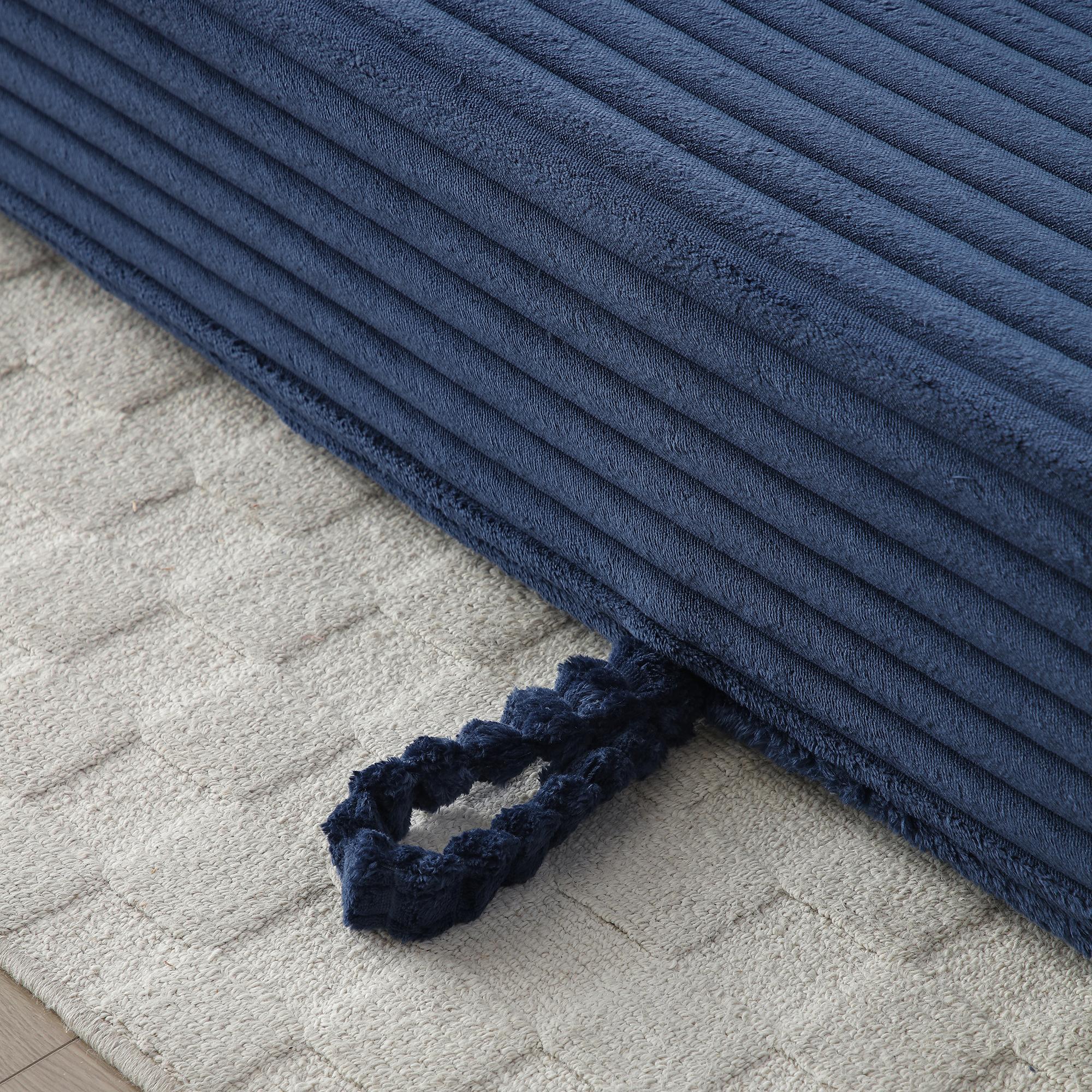 Niccae Memory Foam Cloud Loveseat Sofa 2 in 1 Convertible Folding Couch Bed No Assembly Compressed Corduroy Floor Lounge for Apartment Office Bedroom Living Room