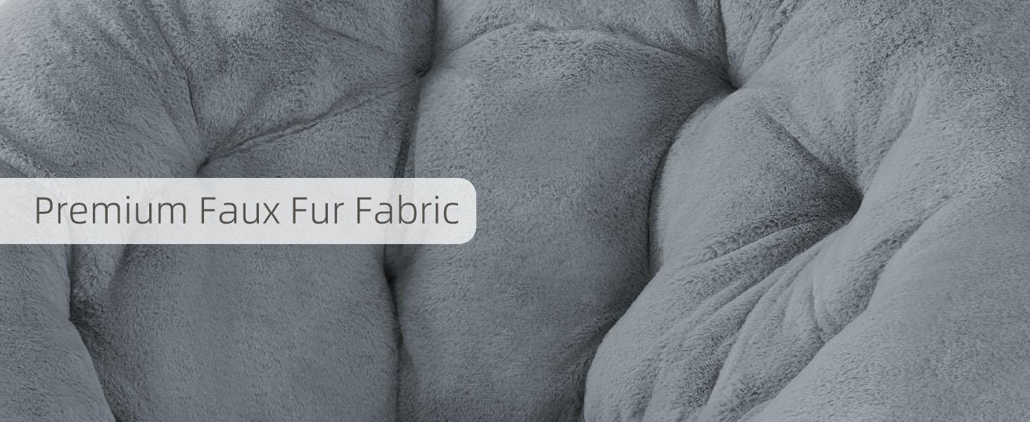 X-Large Faux Fur Saucer Chair Comfy Lounge Chair for Bedroom Living Room, Folding Seat for Teens Adults,Soft Padded and Metal Frame X-Large Faux Fur Saucer Chair Comfy Lounge Chair for Bedroom Living Room, Folding Seat for Teens Adults,Soft Padded and Metal Frame