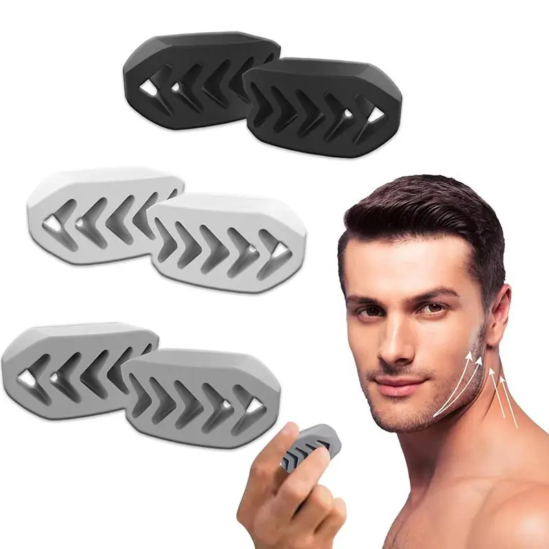 Jawline Exerciser for Men & Women,Silicone Jawline Exerciser Tablets, Jaw Trainer Strengthener for Face Toning, Powerful Jaw Trainer for Beginner, Intermediate & Advanced Users, Jaw Enhancer, Facial Tool