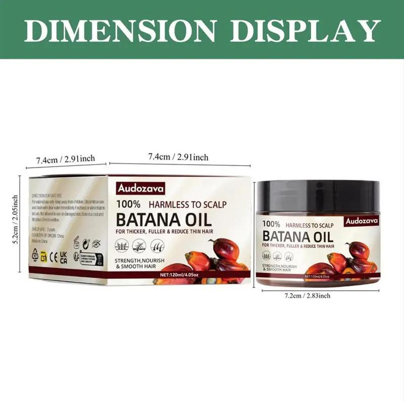 Batana Oil for Hair Growth Dr. Sebi Organic Pure From Honduras with Keratin, Coffee Extract & Other Ingredients to Enhance Efficacy for Haircare