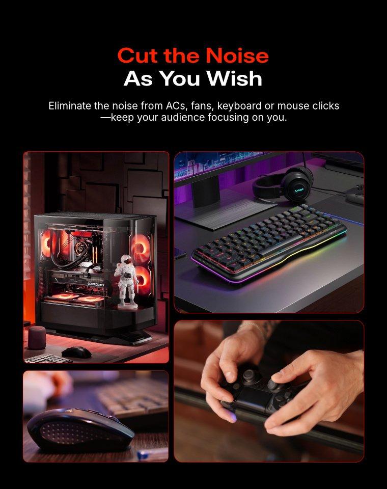 Maono PD100W Wireless & USB gaming microphone for podcast recording, meeting, dynamic RGB mic with quick mute, headphone jack, gain knob, volume control, desktop mic for PC Gamer. widely compatible with PCs, smartphones, laptops, PS4, and PS5. Maono PD100W Wireless & USB gaming microphone for podcast recording, meeting, dynamic RGB mic with quick mute, headphone jack, gain knob, volume control, desktop mic for PC Gamer. widely compatible with PCs, smartphones, laptops, PS4, and PS5.